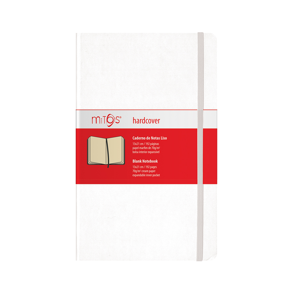 MITOS® HARDCOVER-Caderno Notas Liso(13x21cm)192pg